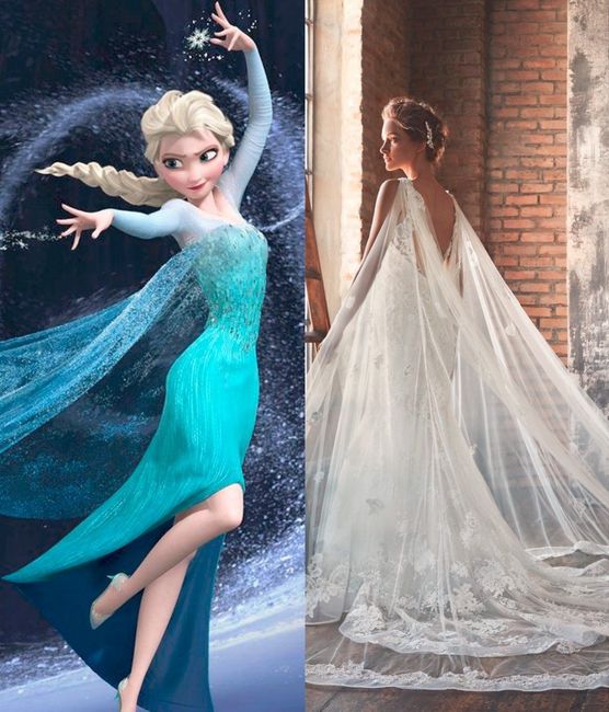 Frozen Wedding Dress