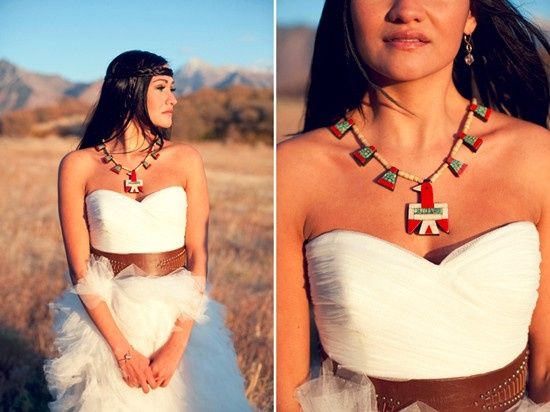 Pocahontas Wedding Dress