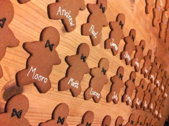 Gingerbread Escort Cards