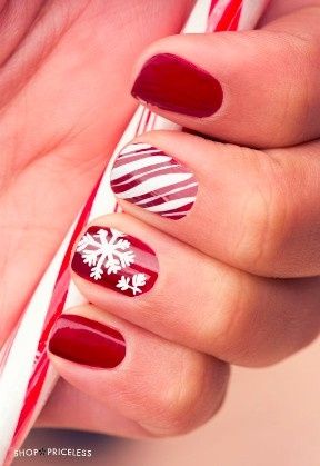 Candy Cane Nails