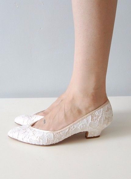 Short Heel Wedding Shoes