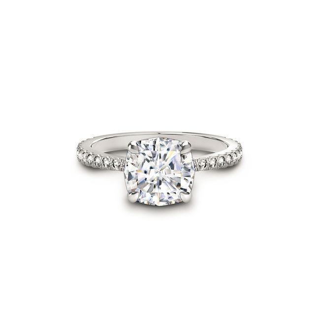 Square Pavé Diamond Ring