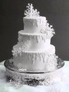 Icy Wedding Cake