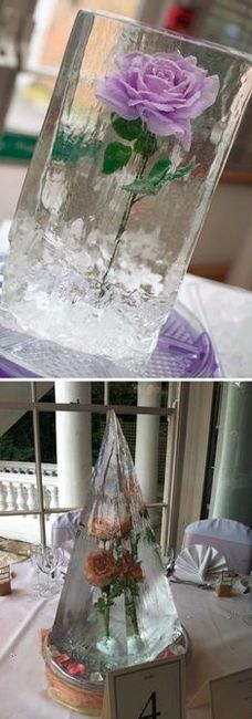 Ice Centerpieces