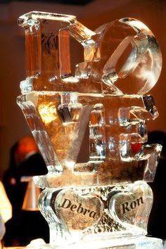 Love Ice Sculpture