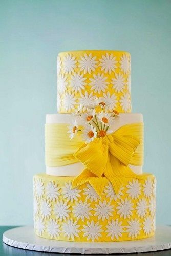 Floral spring wedding cakes