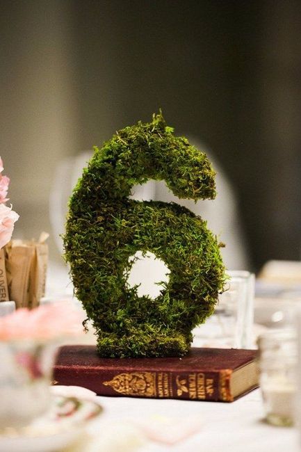 Moss Table Number