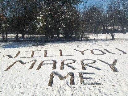 Written in the snow