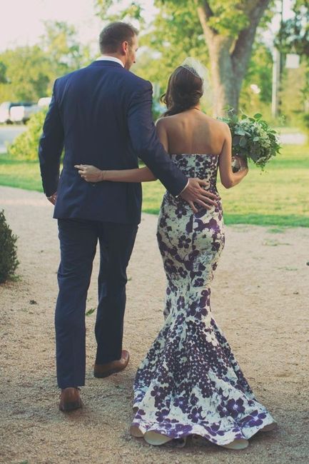 Printed Wedding Dress. Yes or No?