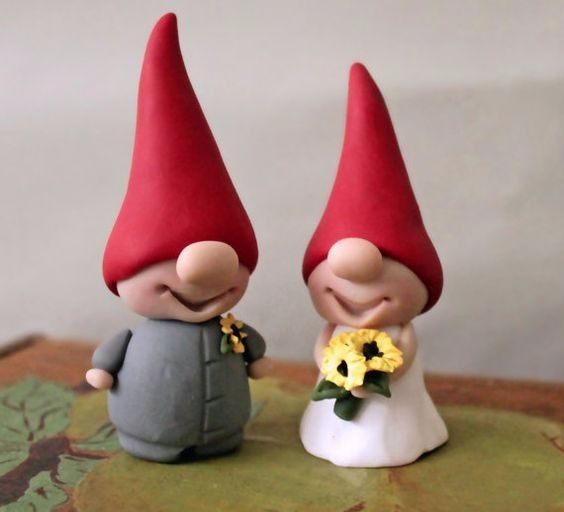 Gnomes Cake Topper