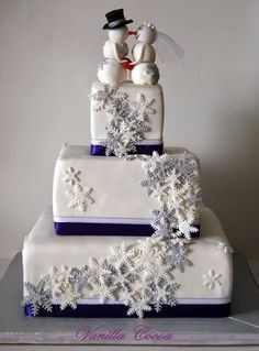 Snowmen Cake Topper