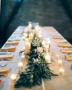 Greenery Table Runner