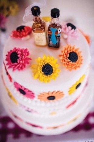 8 months DIY wedding cake