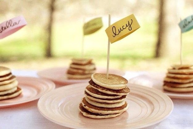 DIY food inspired placecards