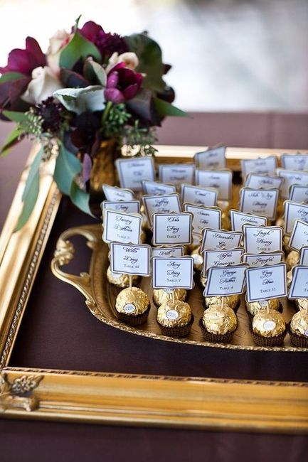 DIY food inspired placecards