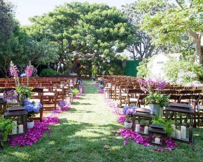 Summer Ceremony Decors with Flowers