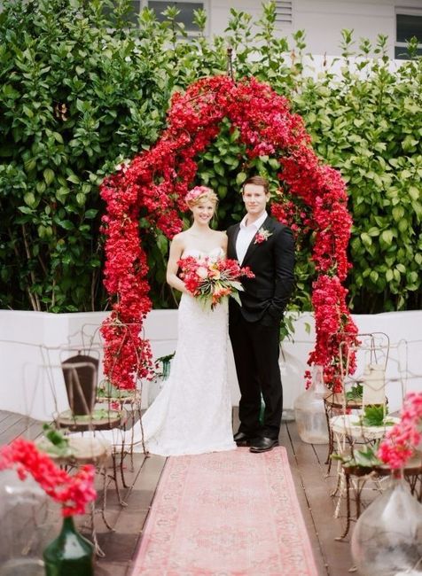 Summer Ceremony Decors with Flowers