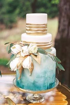 Marble Wedding Cake