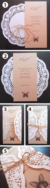 Wedding invitations DIY. Like it?