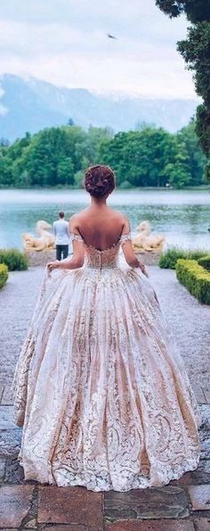 Lace Ball Gown