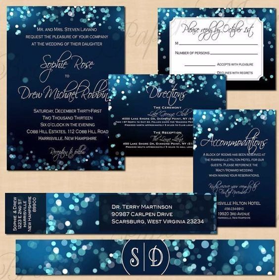 Starry invitation