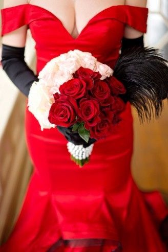 Round shaped roses bouquet