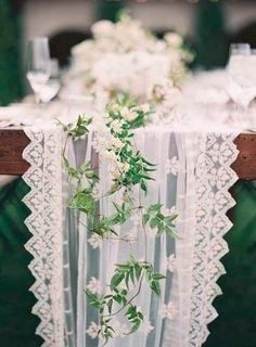 Lace Table Runner