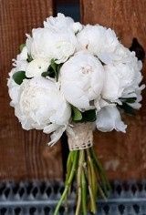 Classic White Peony Bouquet