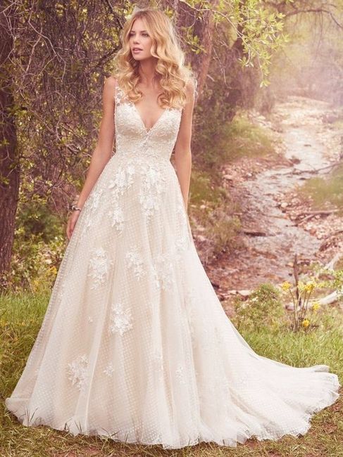 Whimsical wedding dress