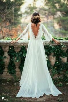 Boho wedding dress