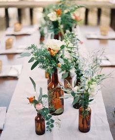 Boho wedding centerpieces