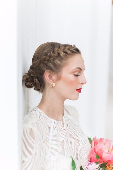 Bridal Hairstyle: Braided UpDo