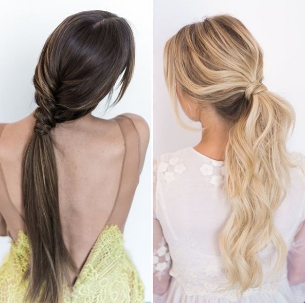 Bridal Hairstyle: Ponytail