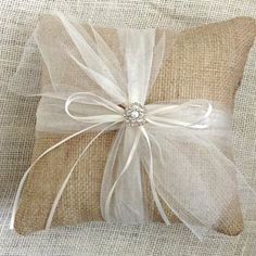 Rustic burlap