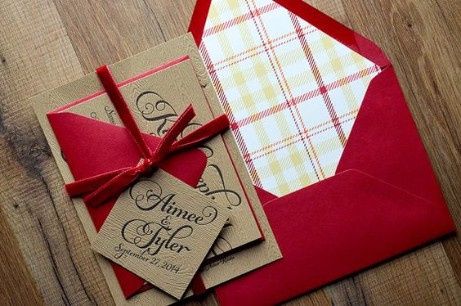 Rustic invitation