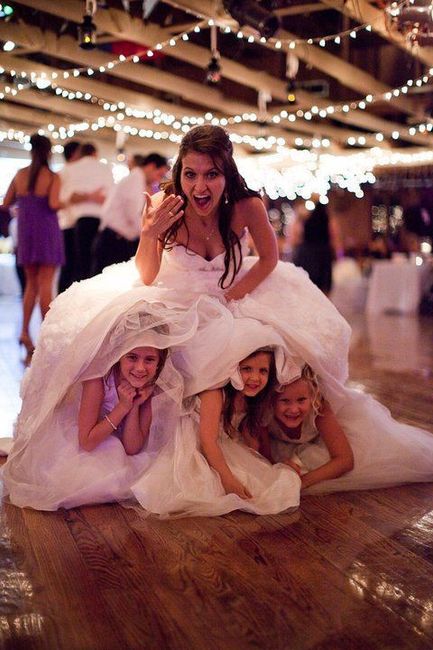 Funny flower girls