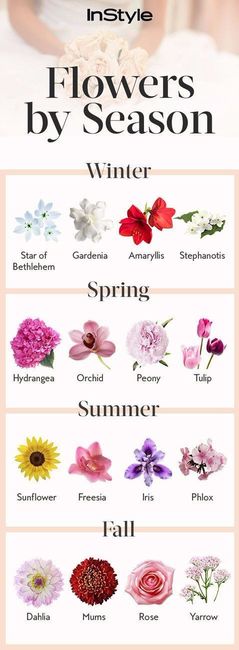 Flowers by season