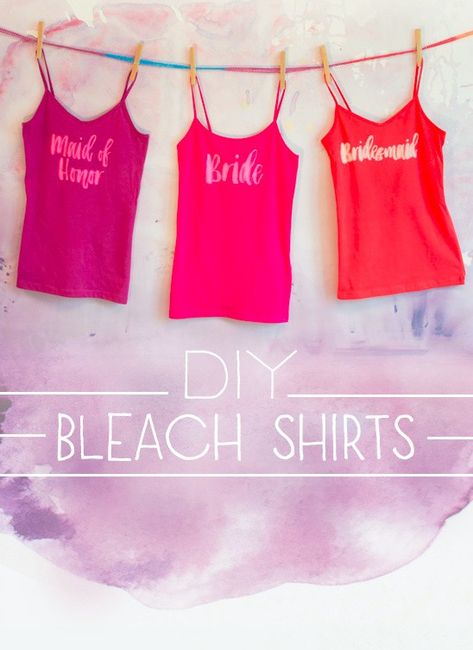 DIY Bleach Shirts