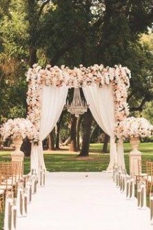 Elegant ceremony arch