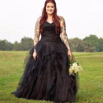 Ballgown in black