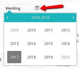 Look up users with the same wedding date