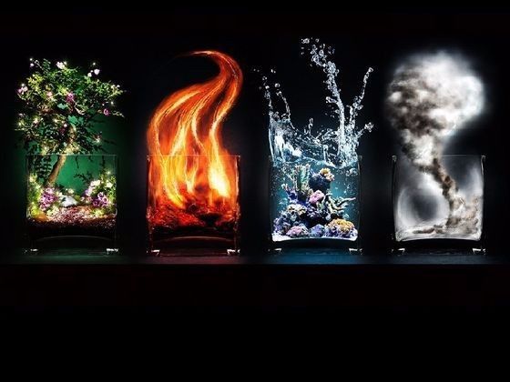 Fire, Earth, Water and Air