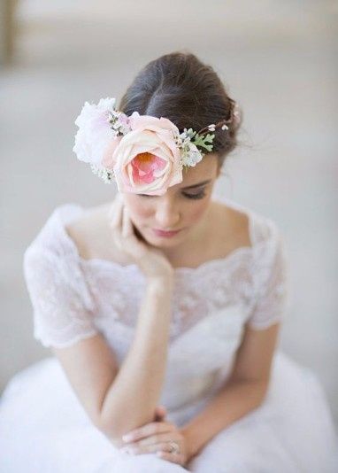 Pink Flower Crown