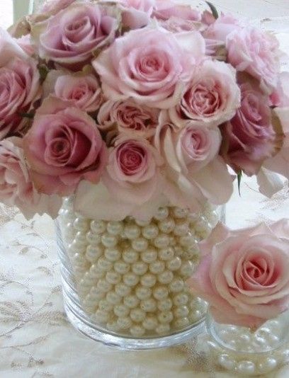 Pink Table Centerpiece