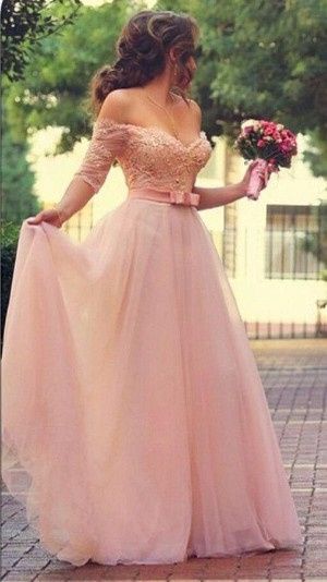 Pink Princess Wedding Dress