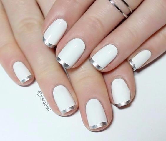 White and metallic