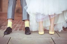 5. Matching the bride's shoes