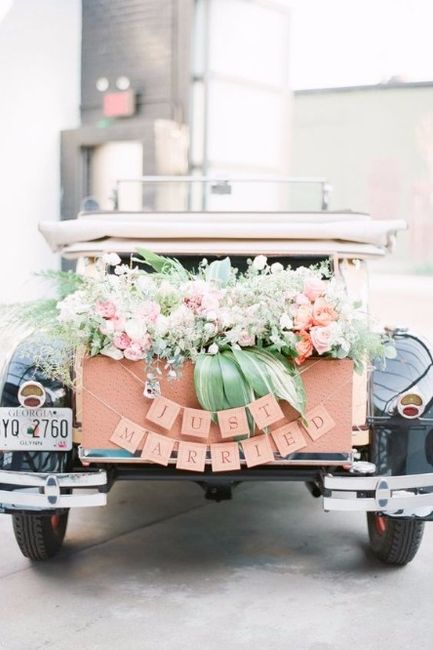 Vintage Wedding Car