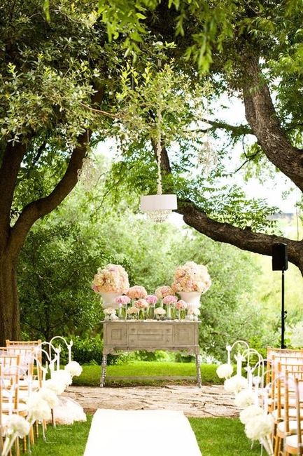 Vintage Ceremony Altar