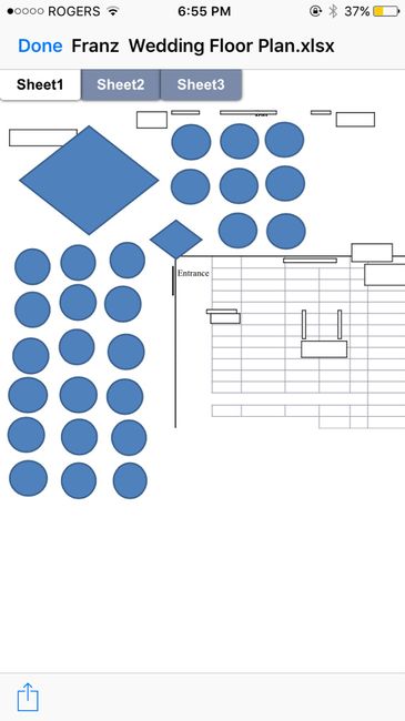 L shaped venue layout - 1